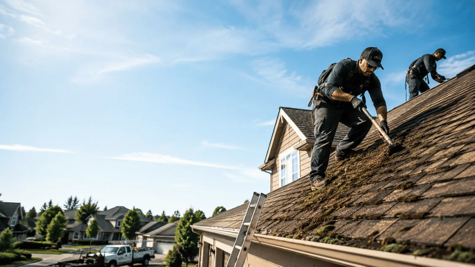 Roof Moss Removal in Chrisman, IL near me